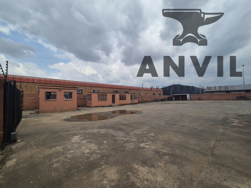 1275m² Industrial Yard for sale in Alrode South, Secure and Paved