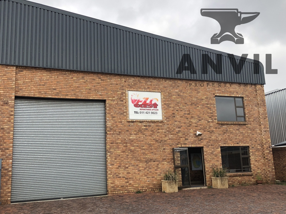 Warehouse to let SS Park, 46 Apex Road, Apex, Benoni Apex Anvil