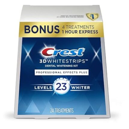 Crest 3D Professional Effects Plus Teeth Whitening Strips Kit - 48 Strips