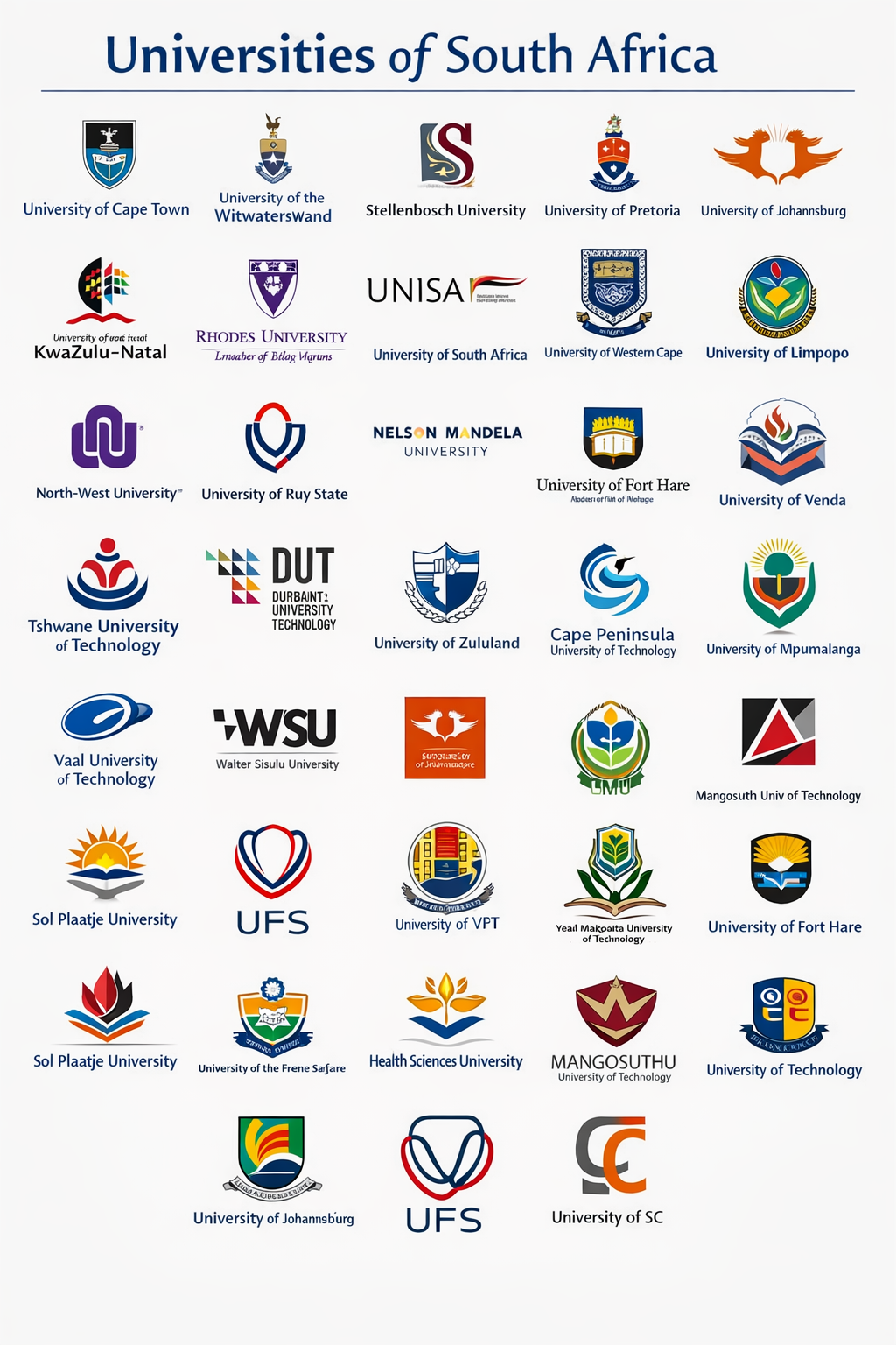 South African Universities Opening 