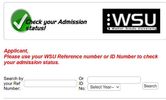 WSU STATUS CHECK